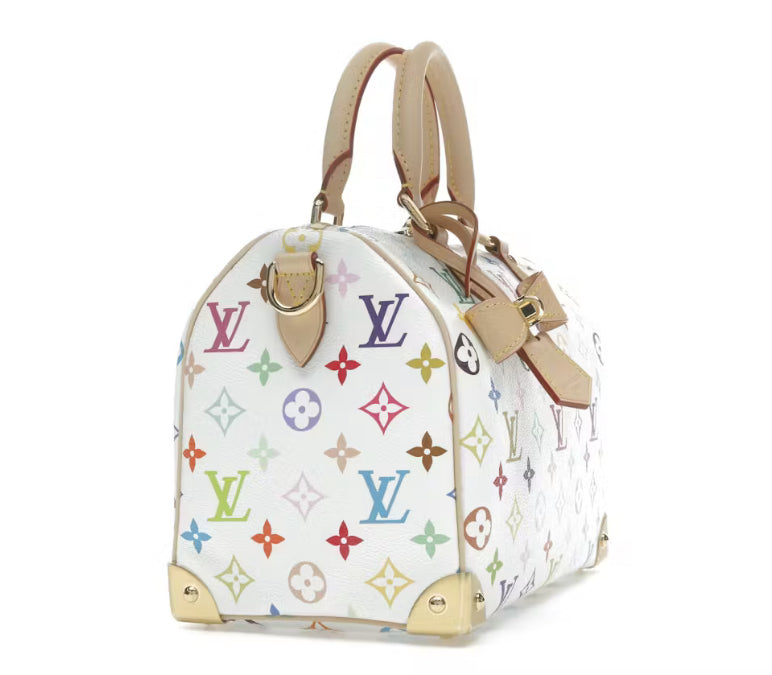 Louis Vuitton X Takashi 25 White Multico